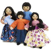 Dollhouse Family - Dolls Waldorf Bendy Doll Tan Skin People | Etsy (US)