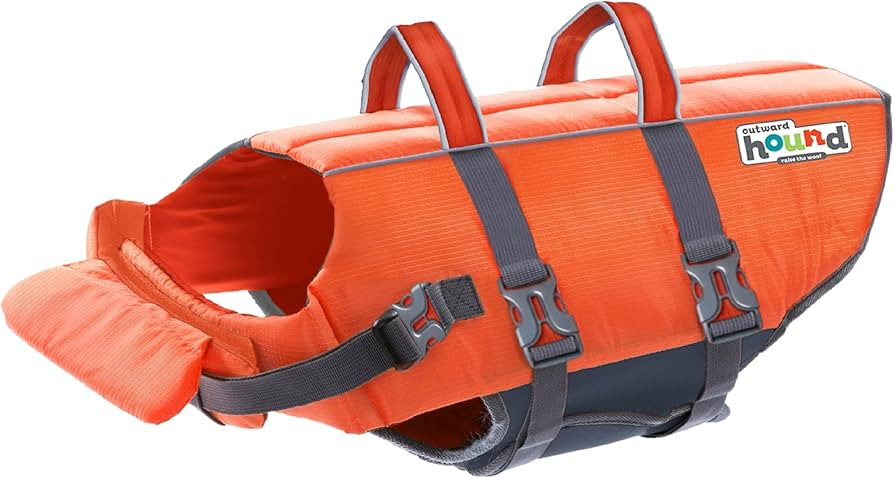 Outward Hound Granby Splash Dog Life Jacket, High-Buoyancy Dog Life Vest for Swimming, Boating, a... | Amazon (US)