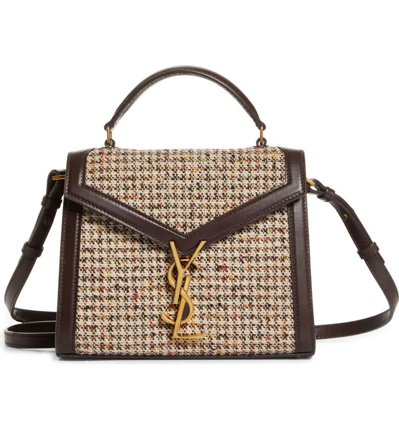 Mini Cassandra Tweed Top Handle Bag | Nordstrom