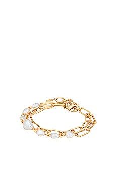 Pearl And Paperclip Bracelet
                    
                    By Adina Eden | Revolve Clothing (Global)