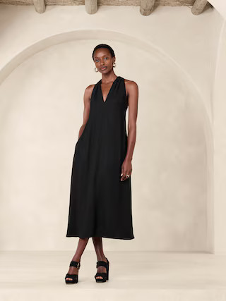 Juli Crepe Midi Dress | Banana Republic (US)