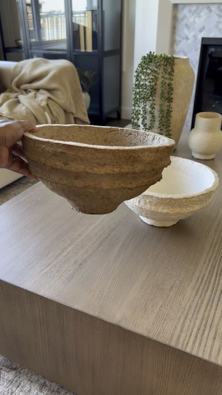 Wanted to share with you these gorgeous antique RH inspired wabi sabi recycled paper clay bowls. Shipping was fast! 🥰 always a plus!  These are handmade so each will have a unique look 😊…..

I’ve linked everyone else below⬇️

Square coffee table
Low profile coffee table
Rh inspired coffee table
Black bowl

#LTKstyletip #LTKsalealert #LTKhome