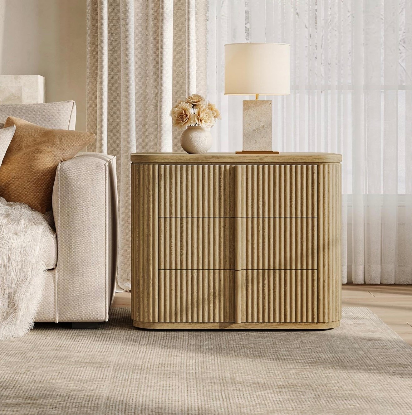  Fluted Nightstands Set of 2
#Bedroom 

#LTKSaleAlert #LTKHome #LTKdayinmylife