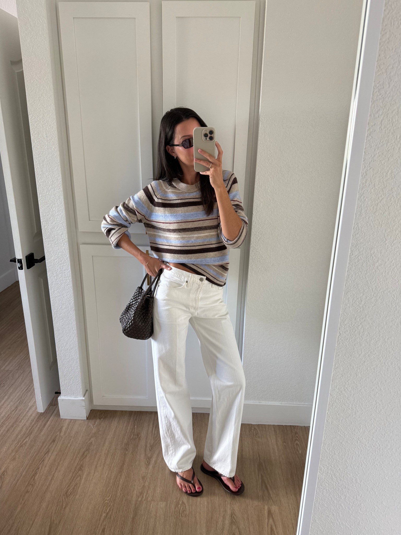 I’m 5’7” wearing size 25 reg in the jeans and small in the striped sweater! 

#LTKootd #LTKSeasonal #LTKSpringSale