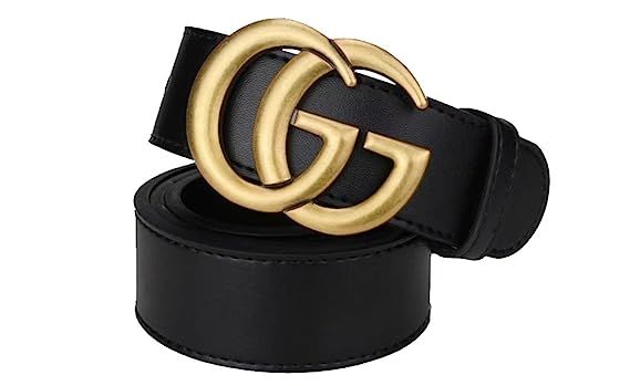 Fashion Black Instagram hot Leather Belt | Amazon (US)