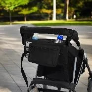 Hoovy Stroller Organizer, Black, Insulated Cup Holders, Cross Body Bag, Ideal for Parents | Walmart (US)