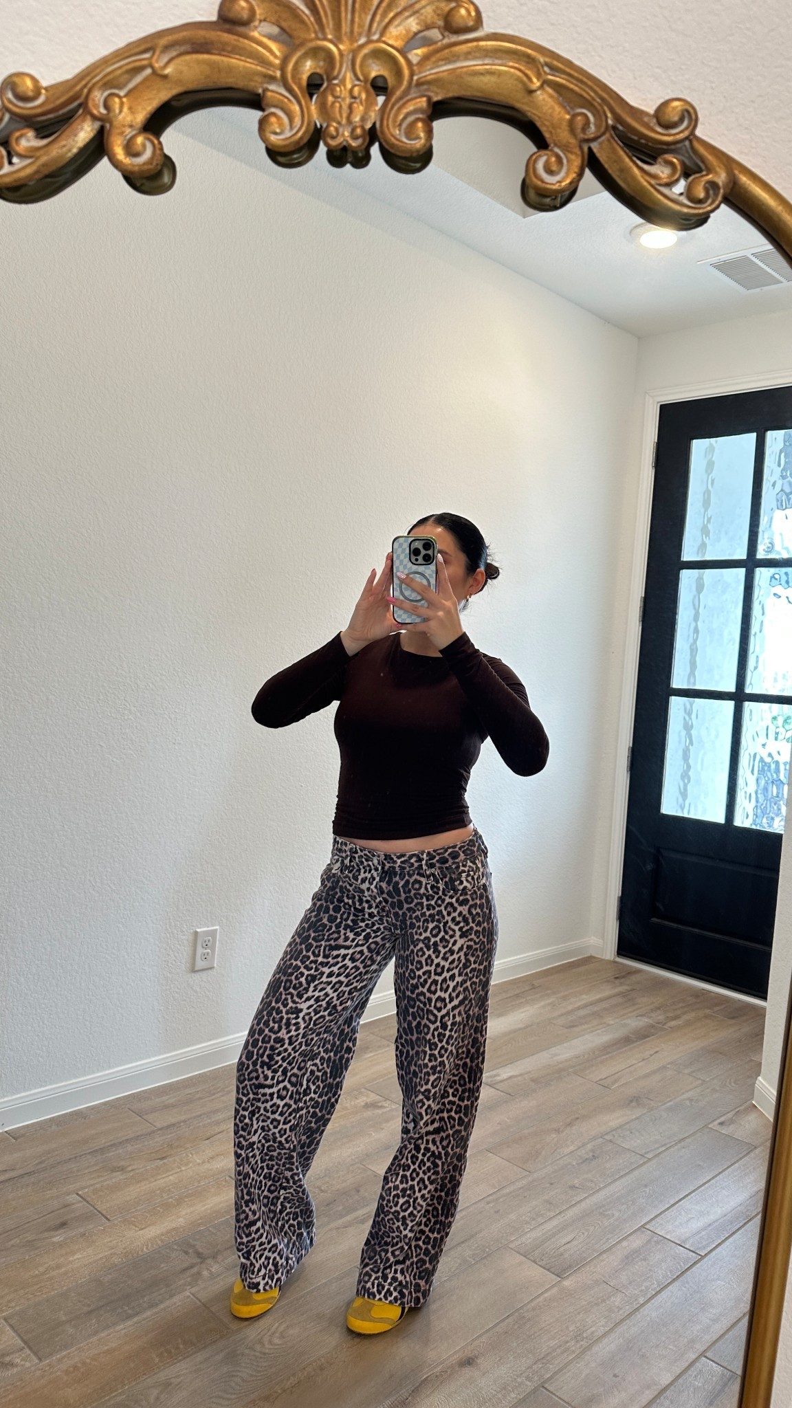 cheetah pants outfit 

#LTKootd