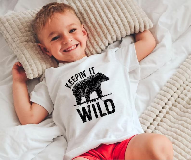 Keepin it wild shirt | Wild one t-shirt | Toddler t-shirt adventure | adventure kids shirt | | Etsy (US)