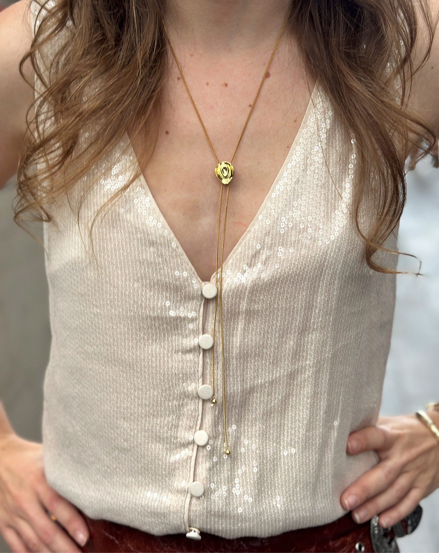 Bolo tie cowgirl hat necklace for a country concert! Was so perfect with my cowboy carter outfit 

#LTKGiftGuide #LTKFindsUnder50 #LTKParties