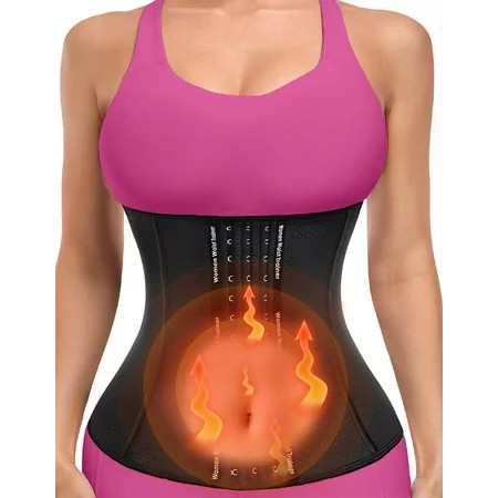 Beauty Waist Trainer for Women Latex Waist Cincher Corset Compression Waist Trimmer Body Shapewear | Walmart (US)