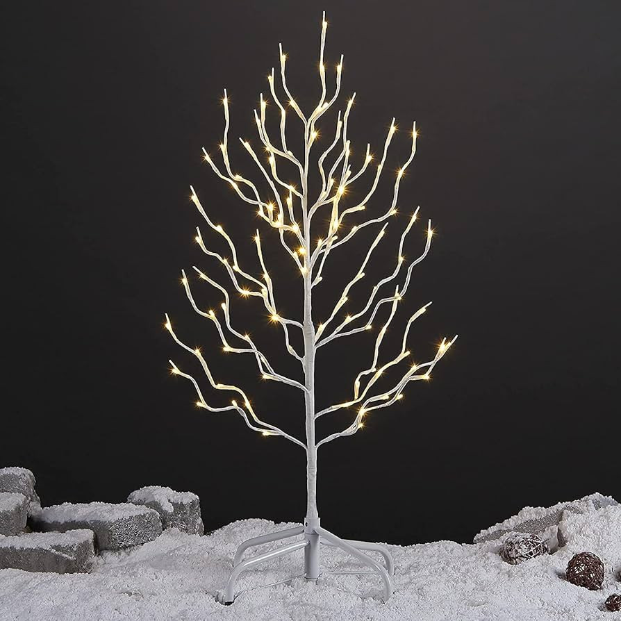 LIGHTSHARE 3FT Star Tree 112 LED Lights Warm White for Home & Christmas Decorations, 3' | Amazon (US)