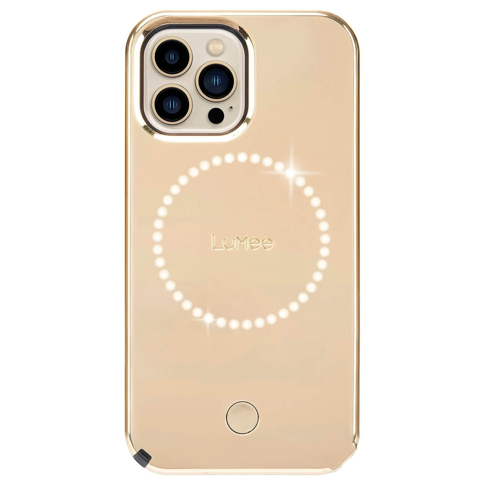 iPhone 13 Pro Max Size Guide Halo Gold Mirror | Case-Mate