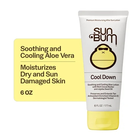 Sun Bum Premium Moisturizing After Sun Cool Down Lotion, 6 fl oz | Walmart (US)