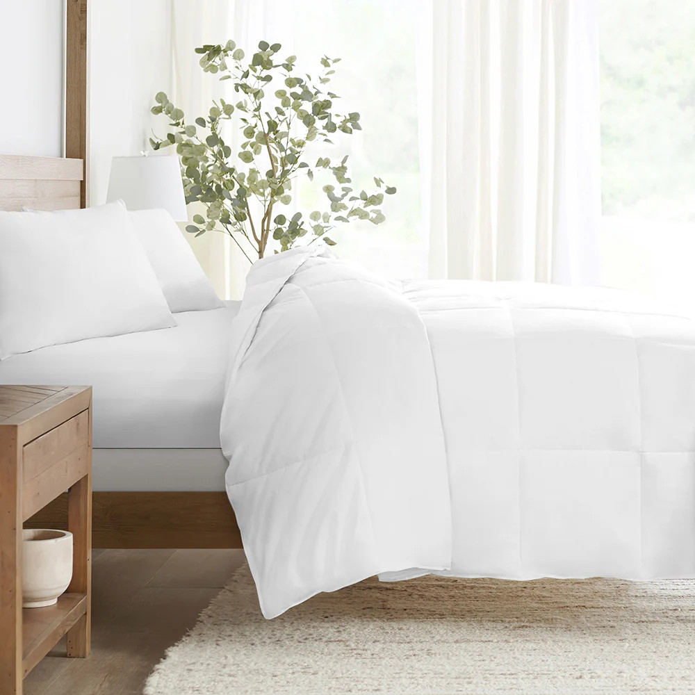 100% Cotton Comforter Duvet Insert | Linens and Hutch