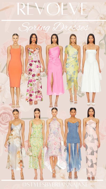 Revolve spring dresses. 

#LTKSeasonal #LTKWedding #LTKStyleTip