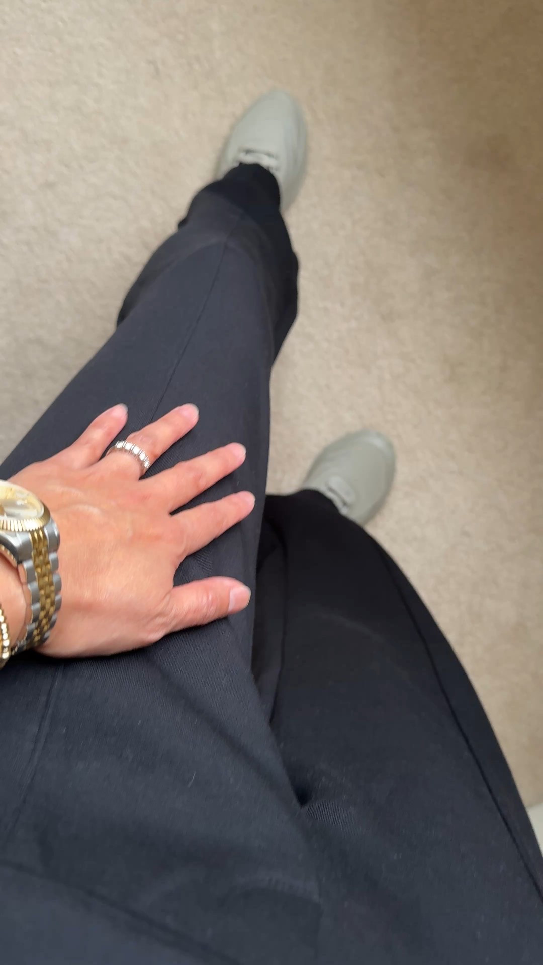 My favorite alternative to spanx air essentials sets. Fabric is good for the price. 
50% off for cardholders with code FIFTY. 
Zip pullover is true to size for me. 
Pants also true to size for me. 
Waterproof sneakers. Travel shoes  

#LTKSaleAlert #LTKOver40 #LTKootd