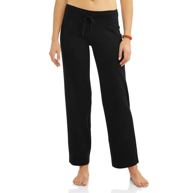 Athletic Works Women's Dri-Works Core Relaxed Fit Yoga Pant Available in Regular and Petite | Walmart (US)