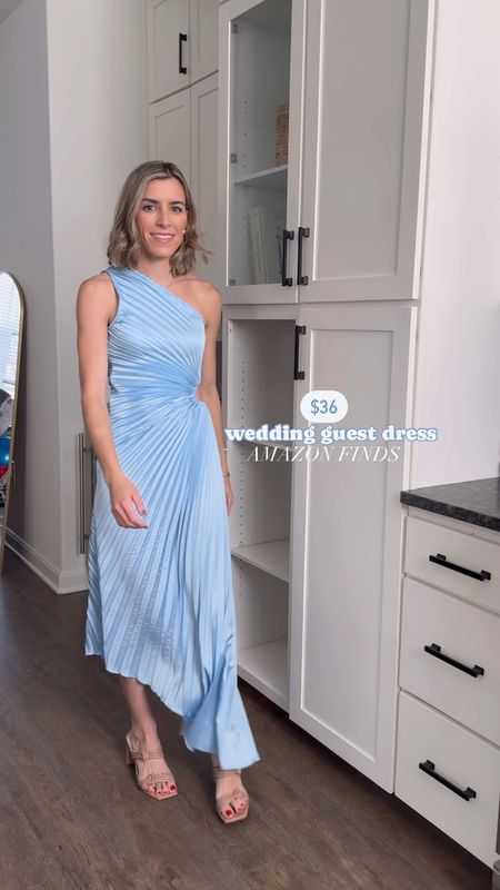 Amazon find, wedding guest dress 
Wearing size small 

#LTKwedding #LTKfindsunder50