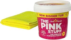 The Pink Stuff Cleaning Paste & Broozy Microfiber Cleaning Cloth Bundle - All Purpose Cleaner Kit... | Amazon (US)