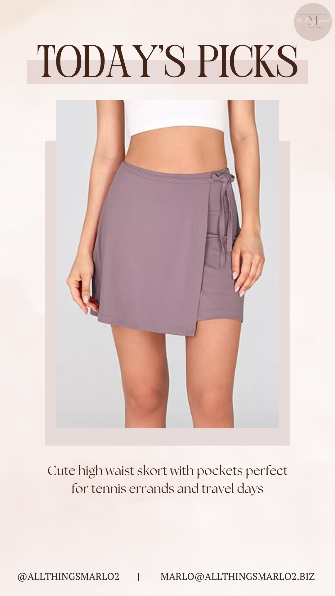 Cute high waist skort with pockets perfect for tennis errands and travel days 

 #LTKSeasonal #LTKWorkwear #LTKTravel