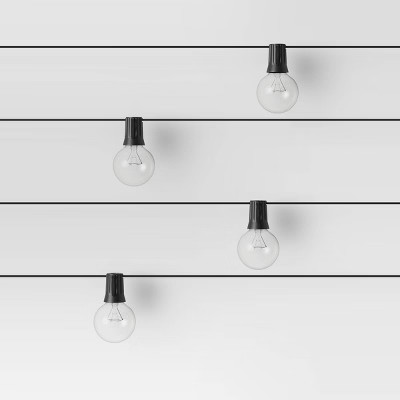 20ct Incandescent Outdoor String Lights G40 Clear Bulbs - Room Essentials | Target