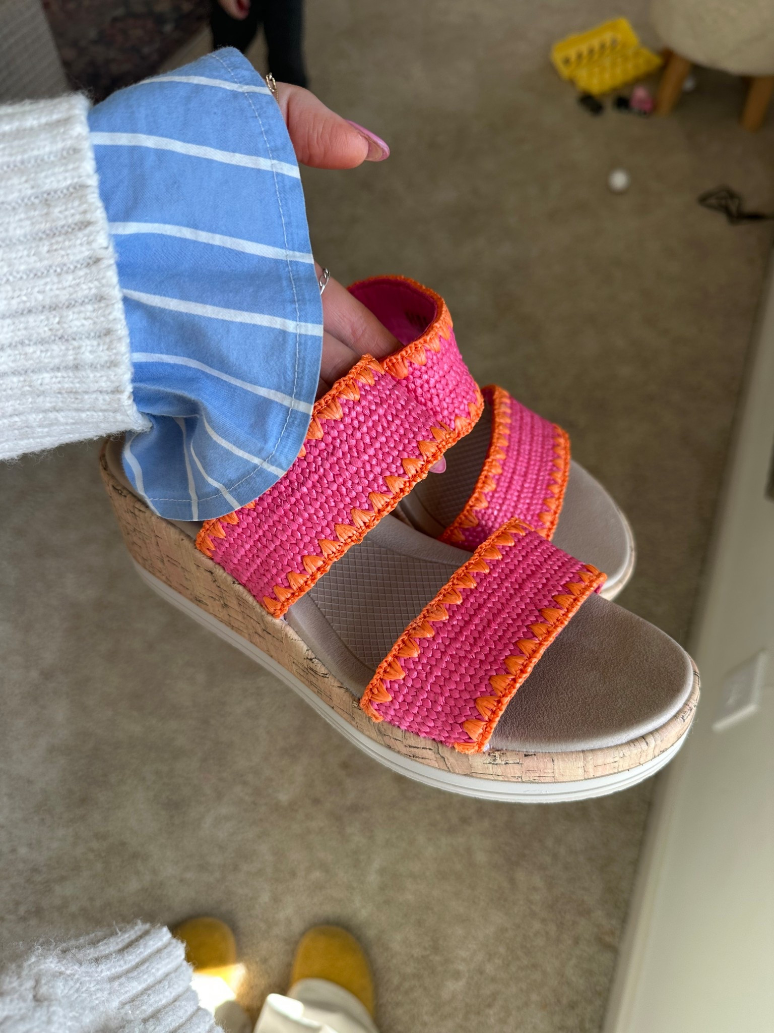 Give me allll the wedge sandals this summer. And the color of these are 🤌🏼😙 

#LTKootd #LTKSaleAlert #LTKSeasonal