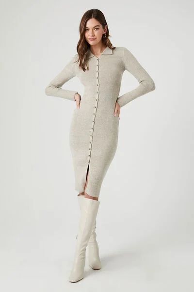 Sweater-Knit Midi Dress | Forever 21 (US)
