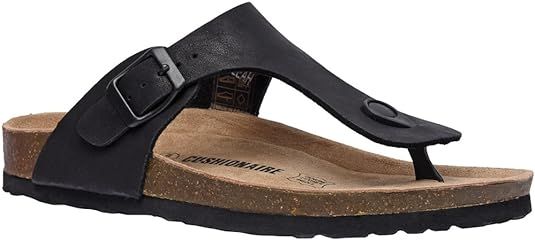 CUSHIONAIRE Women's Leah Cork Footbed Sandal with +Comfort | Amazon (US)