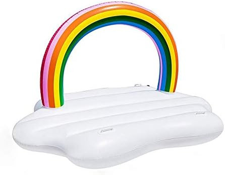 Rainbow Floaties for Adults, Rainbow Pool Inflatables, Rainbow Island Floaty, [Pool Party /LGBT P... | Amazon (US)