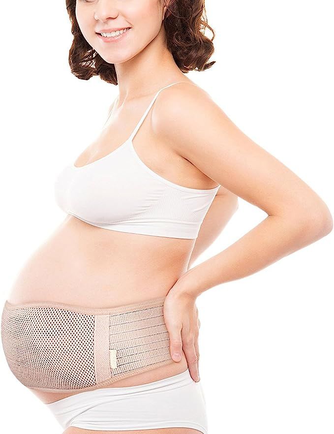 Maternity Belt Pregnancy Back Support Breathable Elastic Belly Band by ATIMIGO | Amazon (CA)