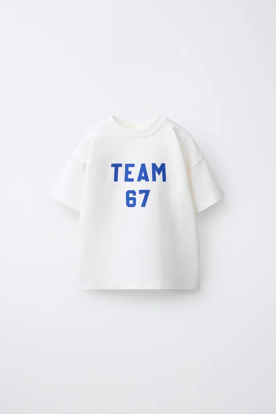 TEXT PRINT T-SHIRT | Zara US