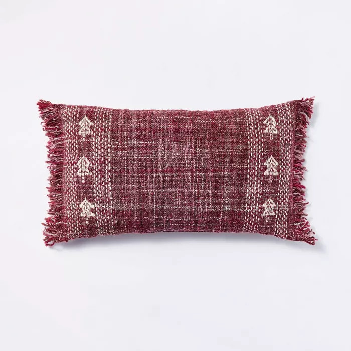 Oversized Woven Tree Lumbar Throw Pillow - Threshold™ designed with Studio McGee | Target