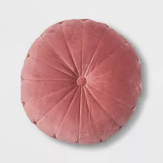24" Oversize Velvet Round Floor Pillow - Opalhouse™ | Target