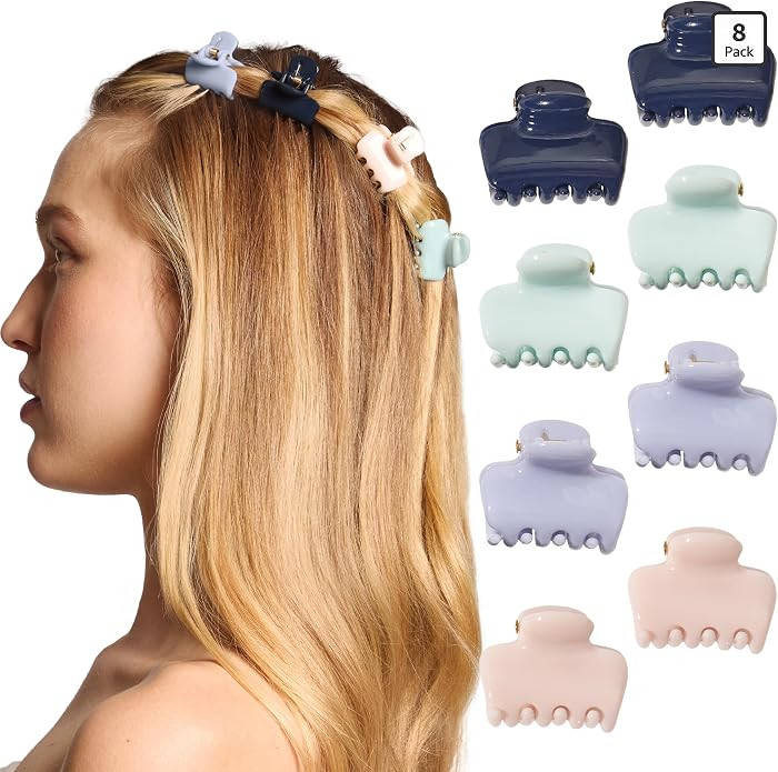 Kitsch Small Hair Clips for Women and Girls \u2013 Mini Claw Clips \u2013 Hair Accessories \u2013... | Amazon (US)