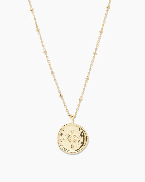 Compass Coin Necklace | Gorjana