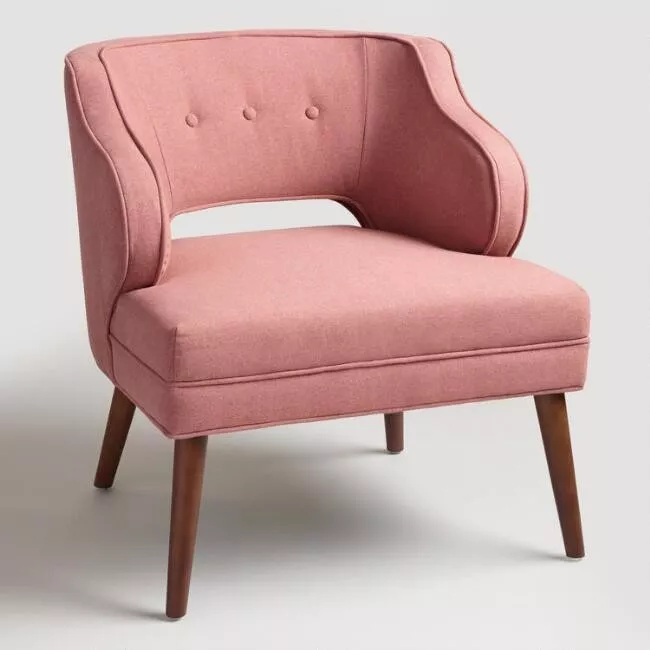 Rose pink tyley upholstered chair clearance