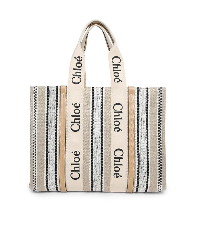 Chloé Large Woody Shopping Tote - ShopBAZAAR | Shop BAZAAR