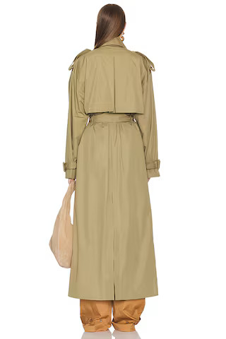 Classic Oversized Trench in Olive | Revolve Clothing (Global)