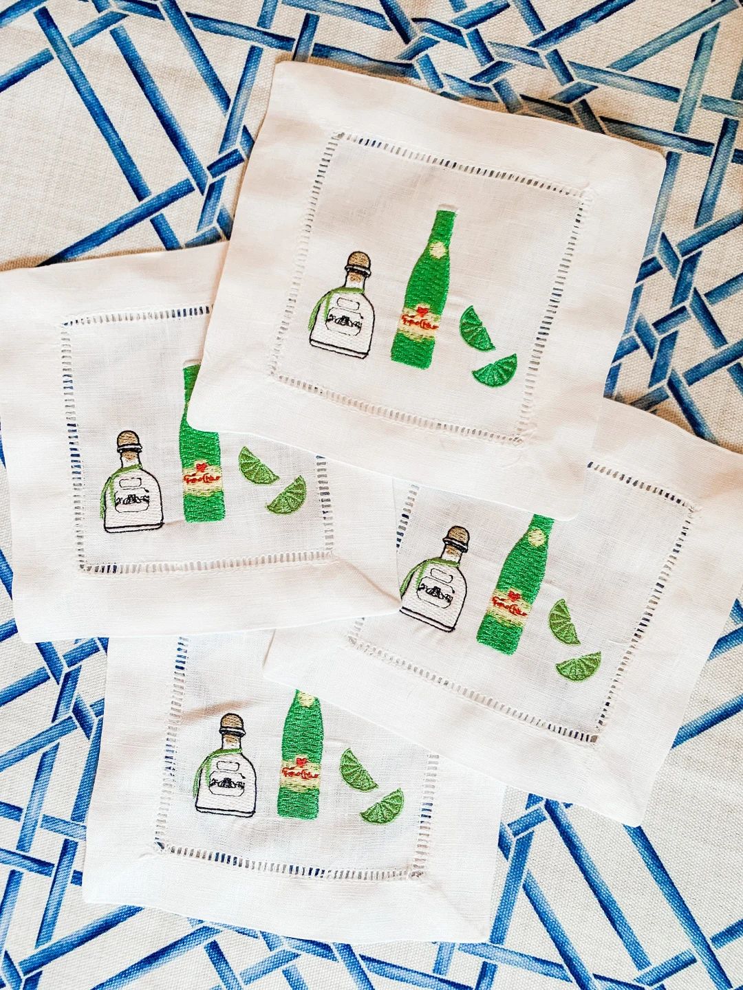 Ranch Water Cocktail Napkins Ranch Water Linen Napkins - Etsy | Etsy (US)