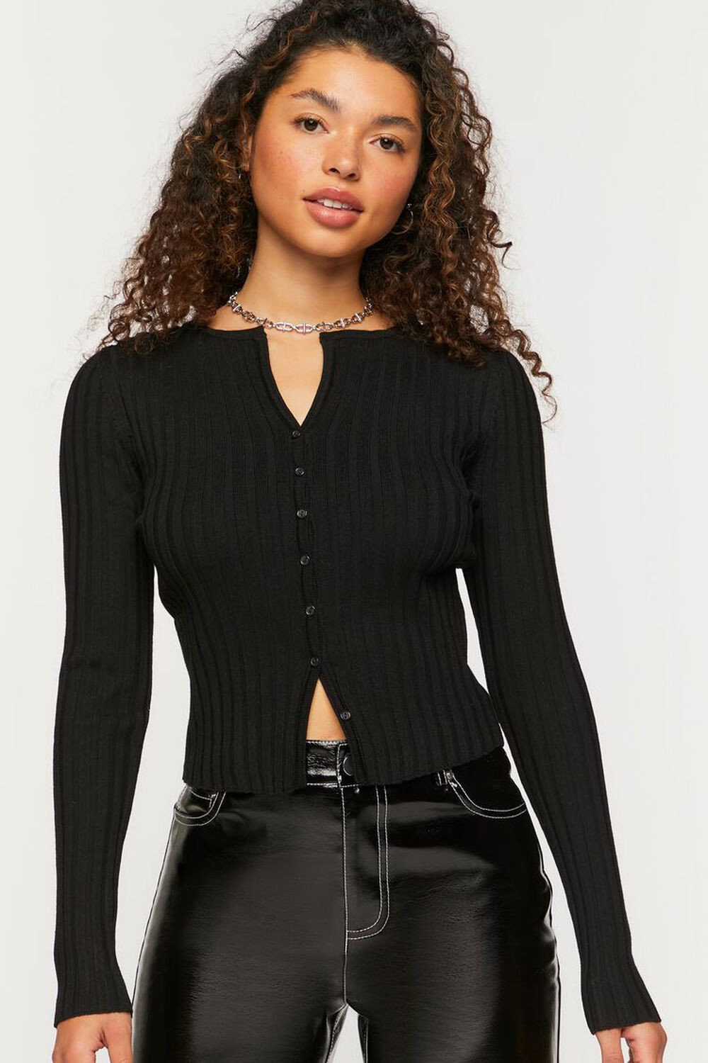 Ribbed Cardigan Sweater | Forever 21 (US)