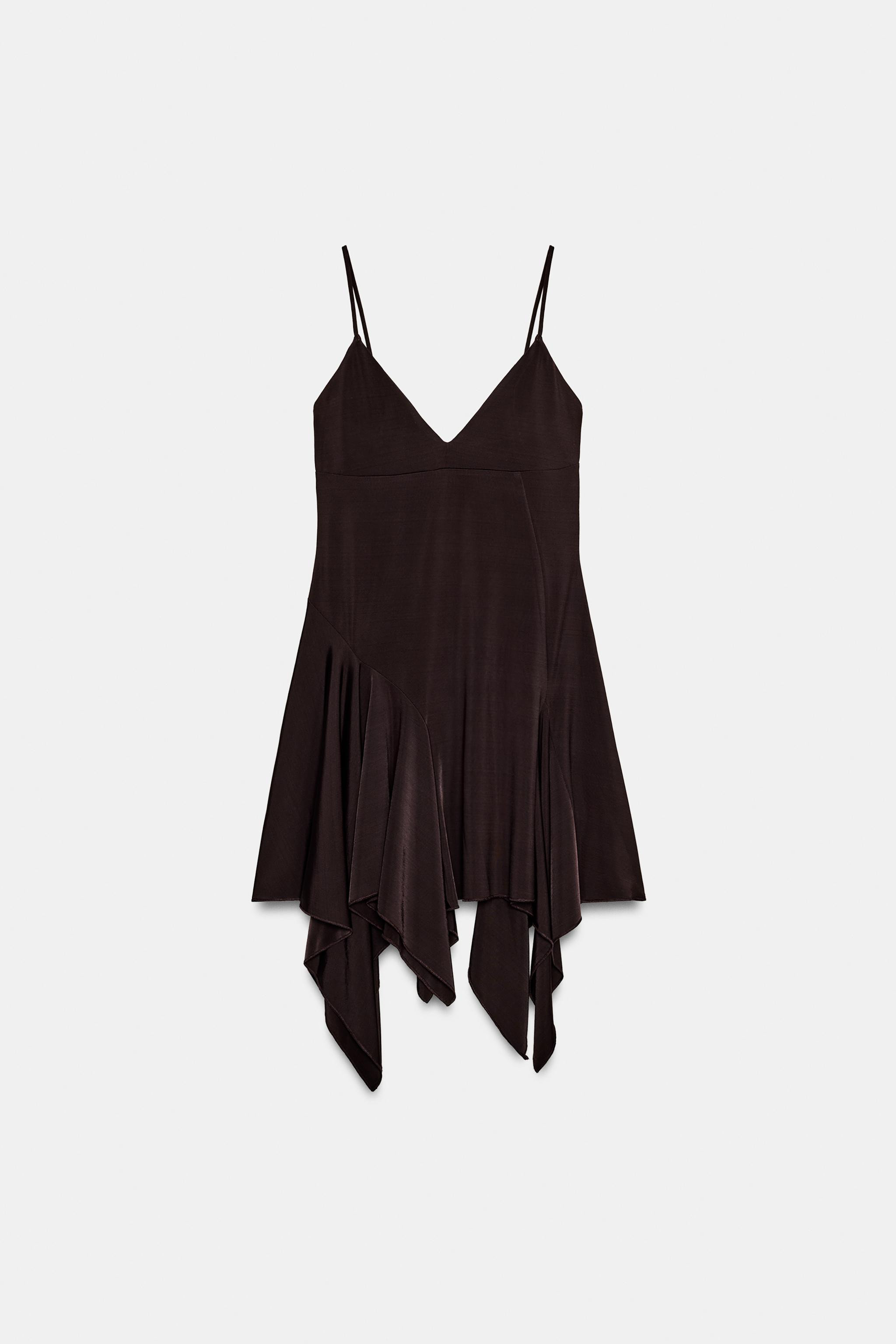 ASYMMETRIC STRAPPY DRESS | Zara US