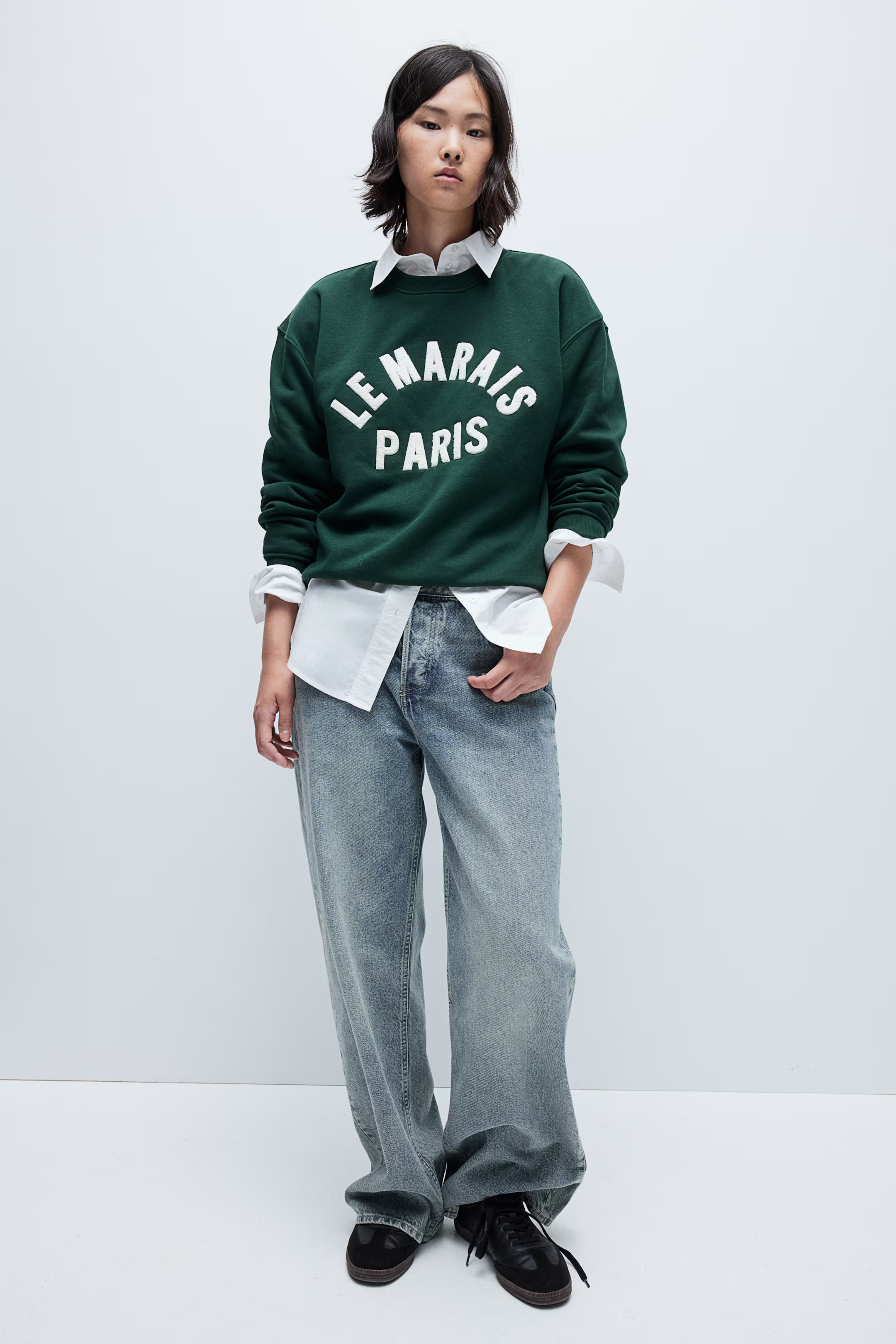 Printed Sweatshirt | H&M (US + CA)