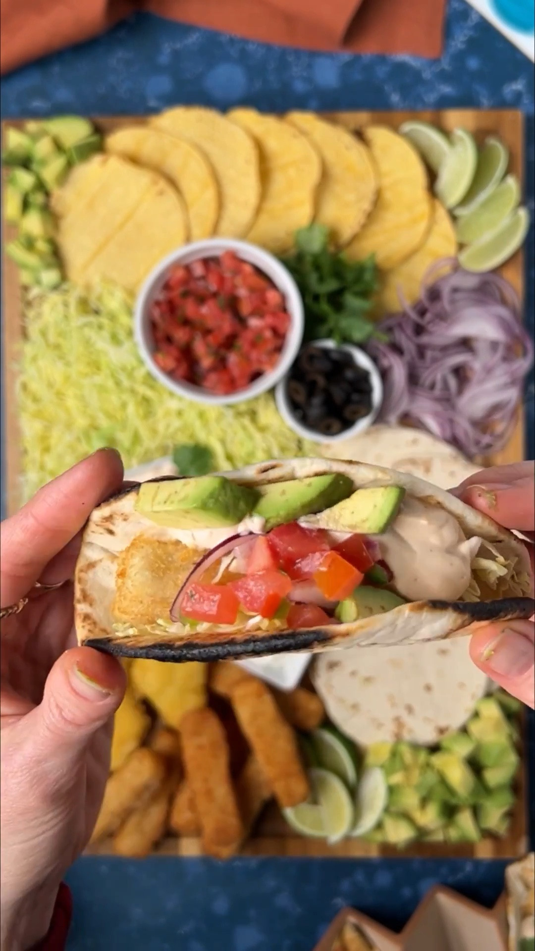 This fish taco toppings spread will be your new go-to for Taco Tuesday–and every other day of the week! I used frozen fish sticks to make this board extra speedy (and kid-friendly!), but I also love to season and grill my fish for a more elevated, Baja-style experience. For added fun, whip up some Simple Margs (alcohol optional!) or serve with your favorite Mexican soda or lager.

#LTKSeasonal #LTKfoodie