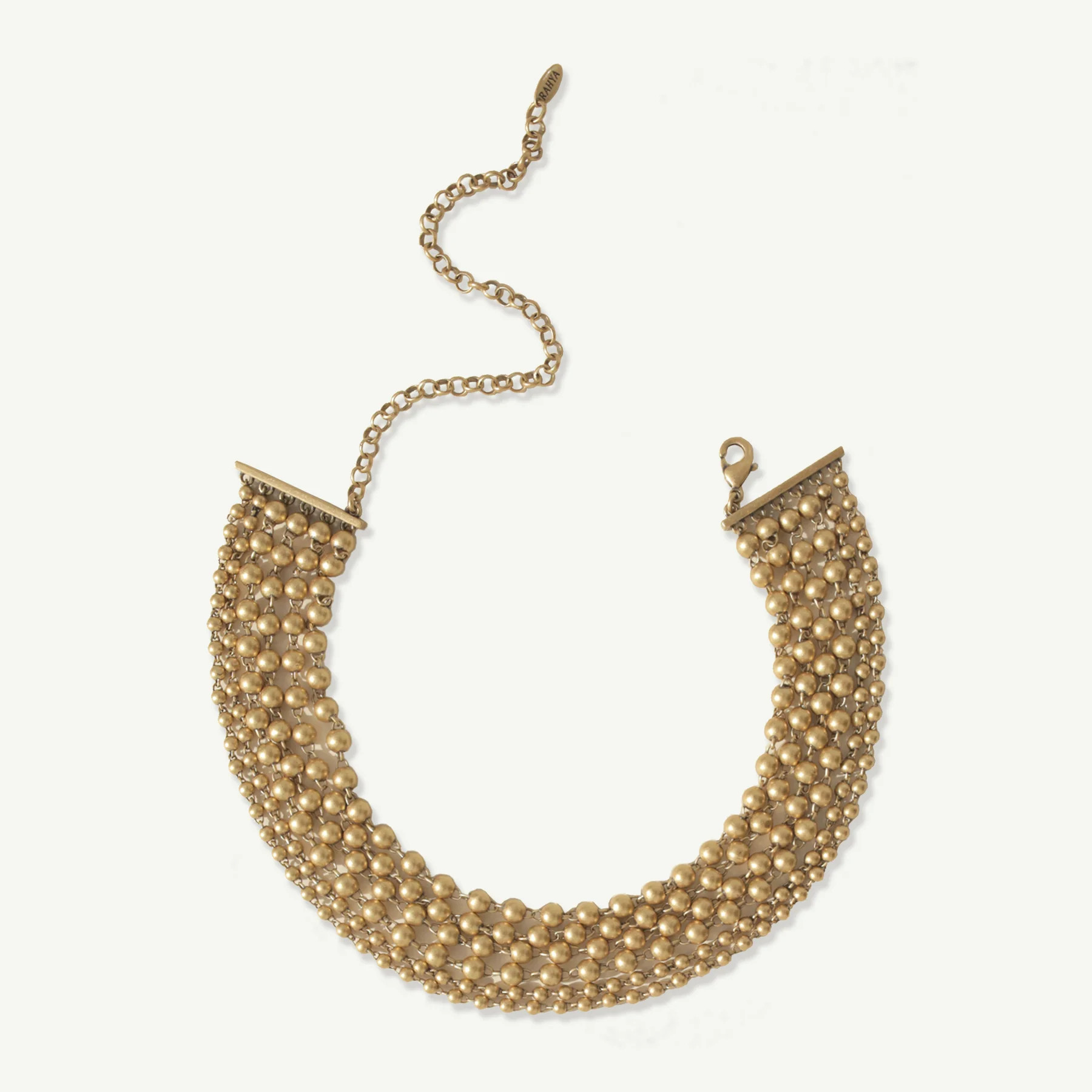 Celeste Necklace Antique Gold | Rahya Jewelry Design
