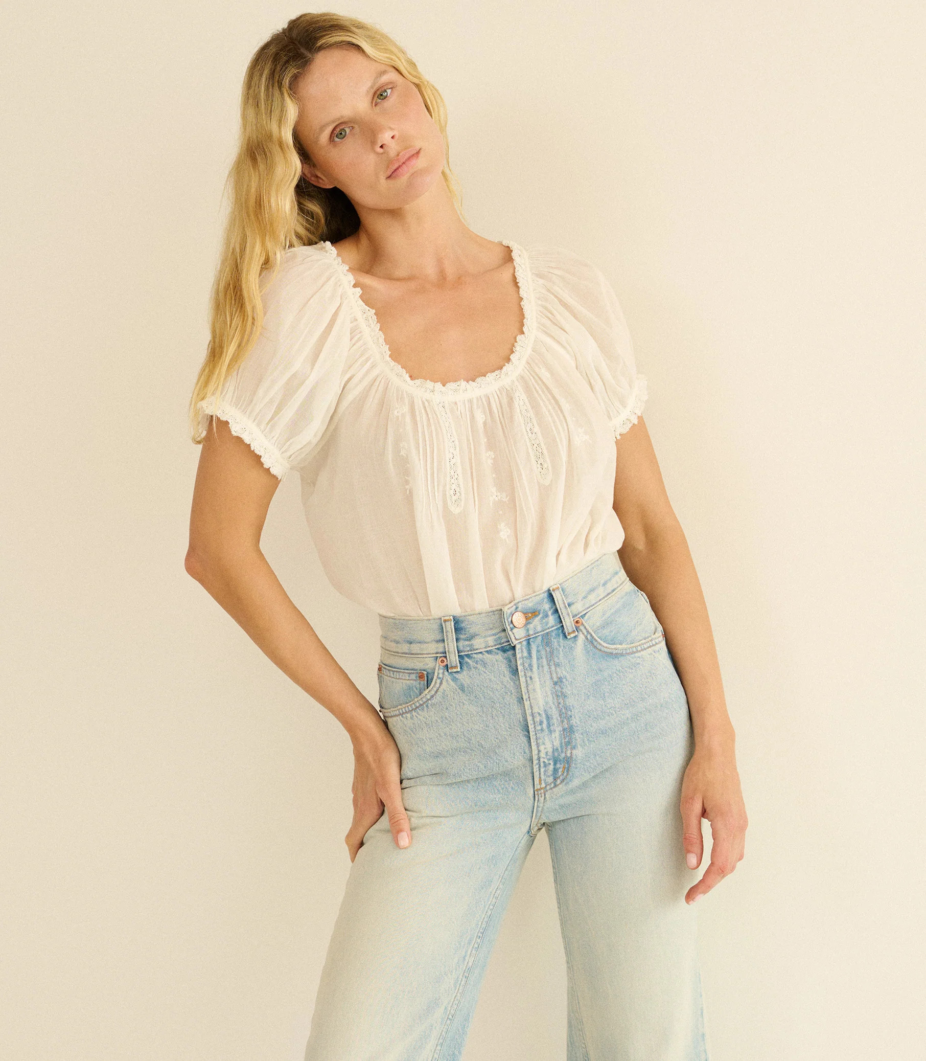 Frederica Top - Salt | DÔEN | DOEN