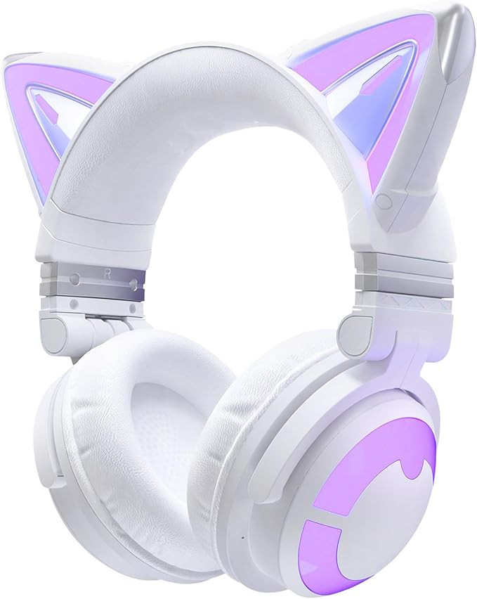 YOWU Cat Ear Headphones CE, Wired/Wireless Headphones with Seamless Live Sound Experience for PC/... | Amazon (US)
