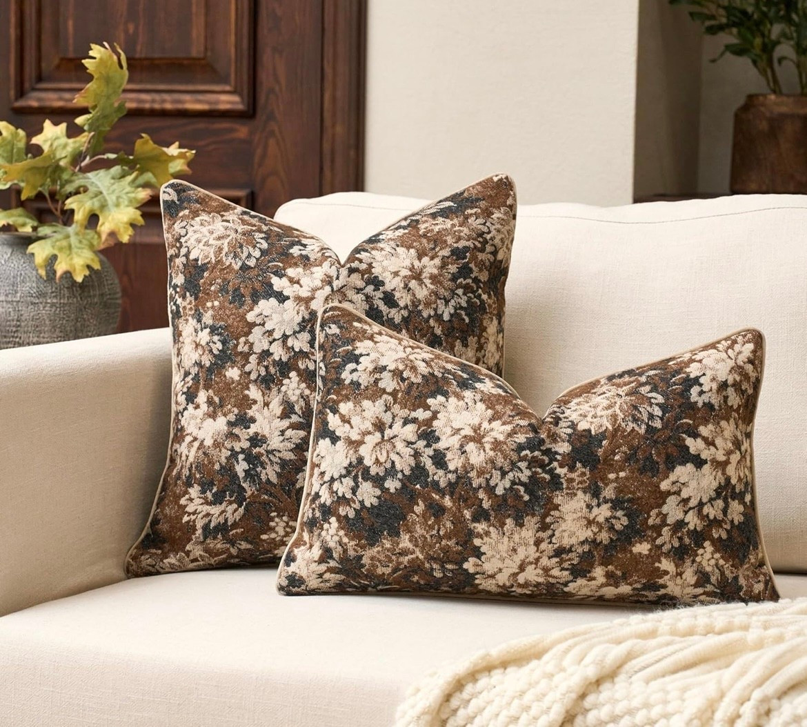 Vintage Floral Pillow Covers- love, love the colors in them 🤎 Top selling the past 4 weeks 

#LTKSeasonal #LTKHome