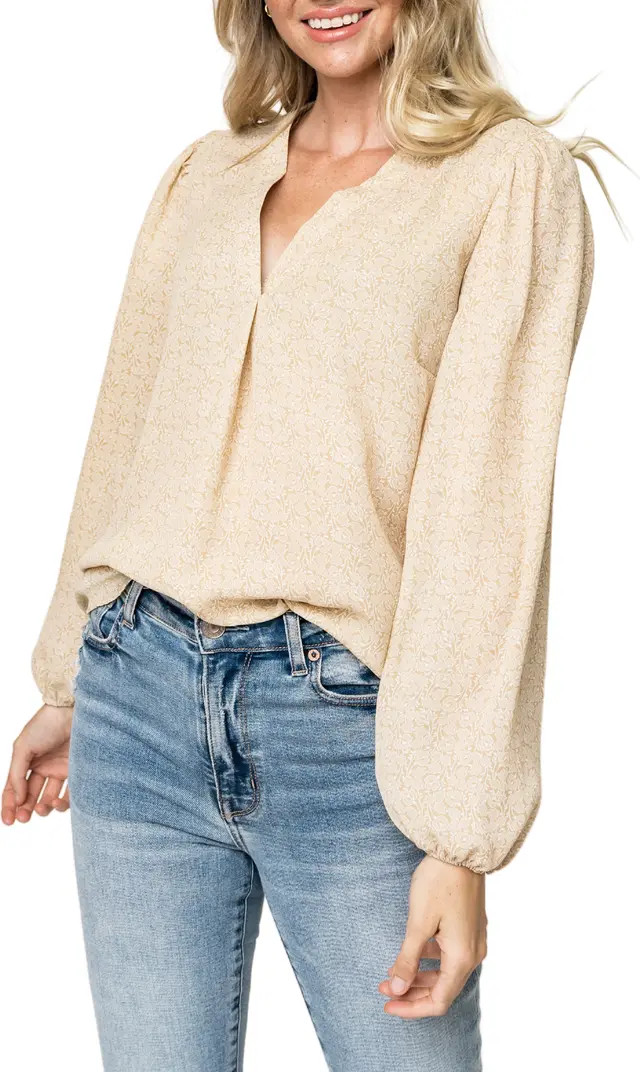 GIBSONLOOK V-Neck Blouse Shirt | Nordstrom | Nordstrom