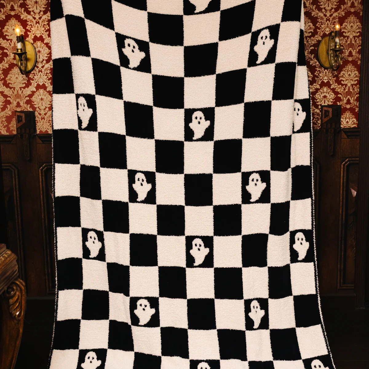 Ghost Check Blanket 60x80 | Staykation
