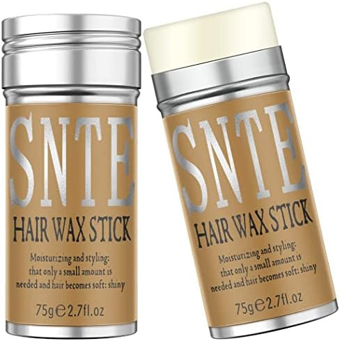Hair Wax Stick, 2pcs - Wax Stick for Hair Wigs Fly away Hair Tamer Stick for Smoothing Flyaways &... | Amazon (US)